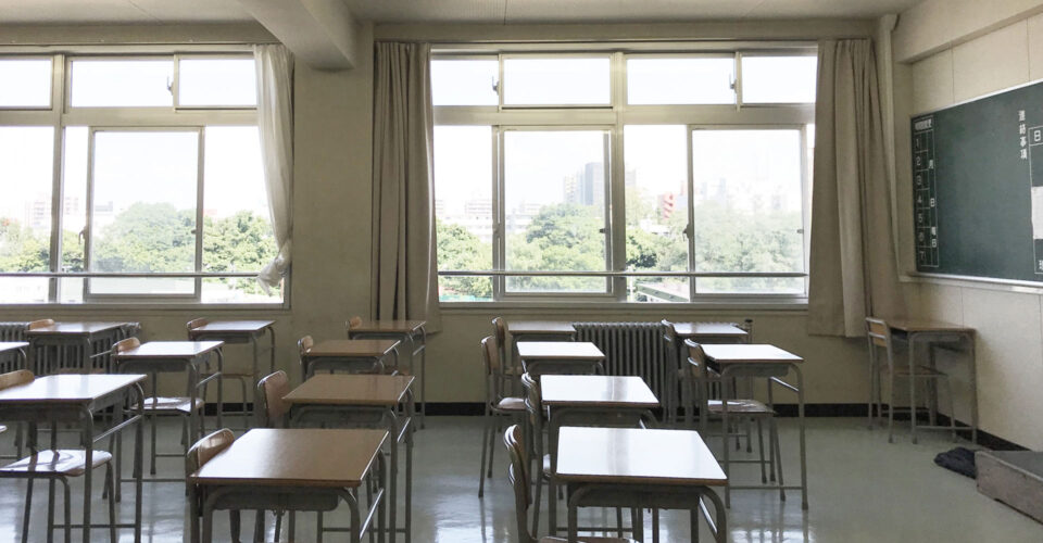 学校の教室の写真