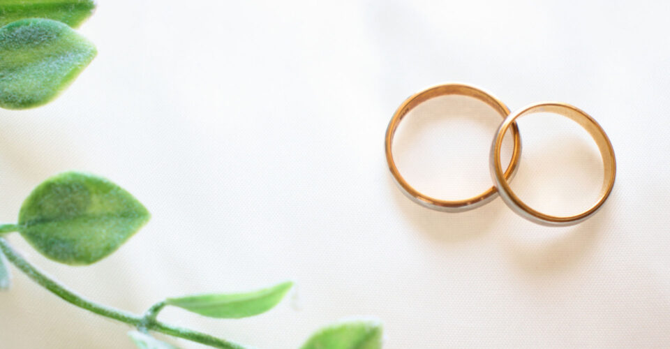 結婚指輪の写真